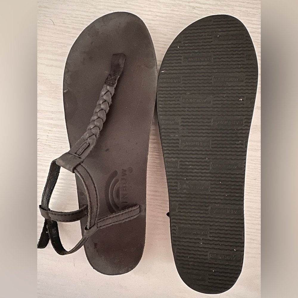 Rainbow Flip Flops Size Large